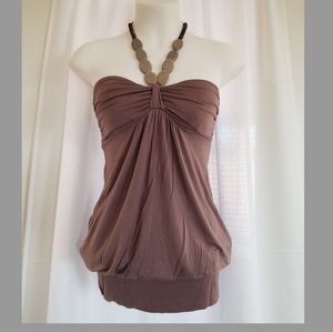 Tie-Back Halter Top/Dress - M